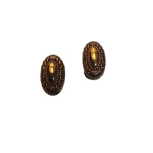 Premier Designs Jewelry Earrings AVALON Gold Plated Clip-Po. New